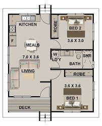 Australian 2 Bedroom House Plan 63 8