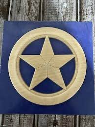 Star Of Texas Unfinished Wood Icon