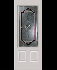 Hinged Decorative Stained Glass Door