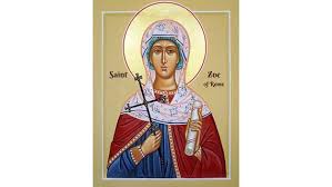 Saint Zoe Of Rome Catholic Icon