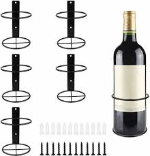 Wall Mounted Metal Spiral Wine Rack