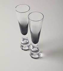 Tank Set Of 2 Champagne Flute Glasses