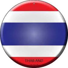 Thailand Flag Round Circular Novelty