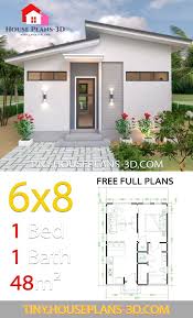 Studio Room House Plans 6x8 Shed Roof