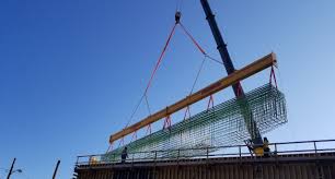 caldwell beam lifts rebar cages on