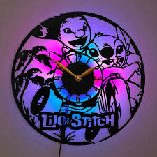 Lilo Stitch Clock