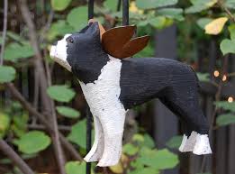 Boston Terrier Carved For Home Or