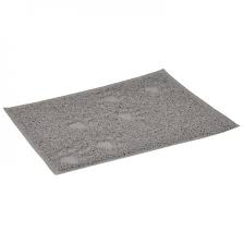 Flamingo Litter Tray Paw Rect Mat Grey