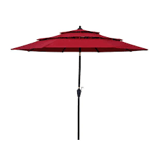 9 Ft Push On Tilt Market Patio Umbrella