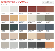 Tuff Shed Shed Paint Colours