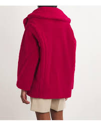 Max Mara Short Teddy Bear Icon Coat In