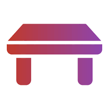 Table Generic Flat Gradient Icon