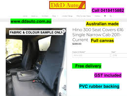 Hino 300 Seat Covers Other Parts