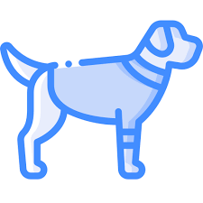 Dog Basic Miscellany Blue Icon