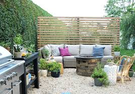 Modern Wood Slatted Outdoor Privacy