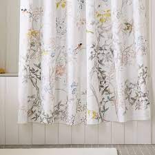 Organic Chinoiserie Shower Curtain