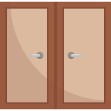 Double Door Winnievizence Flat Icon