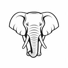 Premium Ai Image Elephant Icon Line