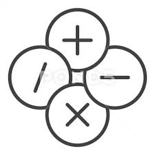 Mathematical Basic Symbols Vector Math