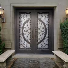 Hi Q Wrought Iron Double Entry Door