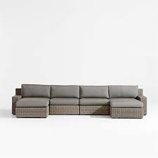 Double Chaise Outdoor Sectional Sofa