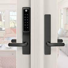 Yale Assure Lock For Andersen Patio Doors Black No Cylinder Deadbolt With Touchscreen Keypad