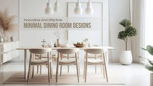 Minimal Dining Room Designs Space