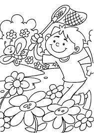 Spring Flower Garden Coloring Pages