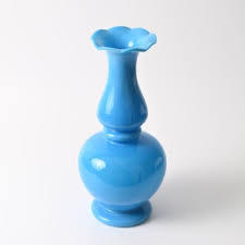 19th Century French Blue Opaline Glass