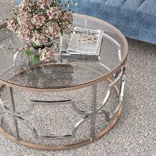 Round Glass Coffee Table Idf 4521rc