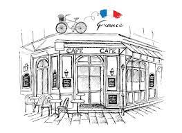 Hand Drawn French Icons Sketch Ilration