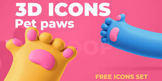 Pet Paws 3d Icons Pack Bypeople