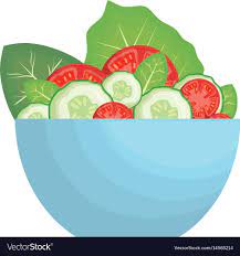 Salad Bowl Icon Royalty Free Vector