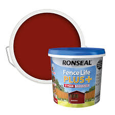 Ronseal Fence Life Plus Paint Red Cedar