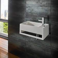 Stone Resin Wall Mounted Basin Flux