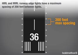 Runway Light Colors And Light Spacing