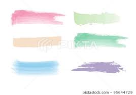 Watercolor Banner Color Texture Brush