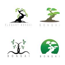 Bonsai Tree Icon Vector Ilration
