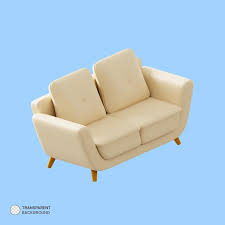 Cozy Sofa Set Icon Isolated 3d Render