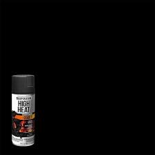 Rust Oleum 248903 6pk Automotive High Heat Spray Paint 12 Oz Flat Black 6 Pack