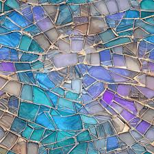 Delicate Quartz Pattern Stained Glass