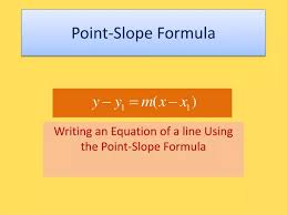Ppt Point Slope Formula Powerpoint