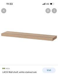 Ikea Lack Shelves In Oak Furniture