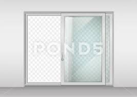 Contemporary Sliding Door Royalty Free