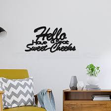 Sweet Cheeks Wall Decor Word Wall Art