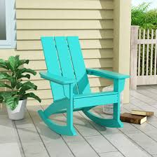 Modern Plastic Outdoor Rocking Chair