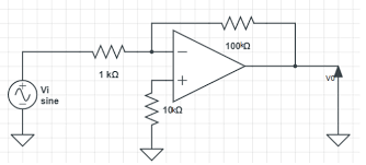 Voltage Gain In The Following Amplifier