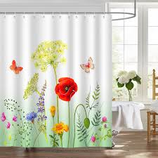 2023 Spring Fl Shower Curtain 180