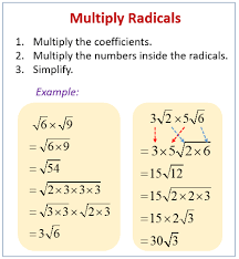 Multiplying Radicals Examples