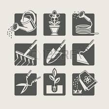 Garden Tools Icons Set Garden Tools